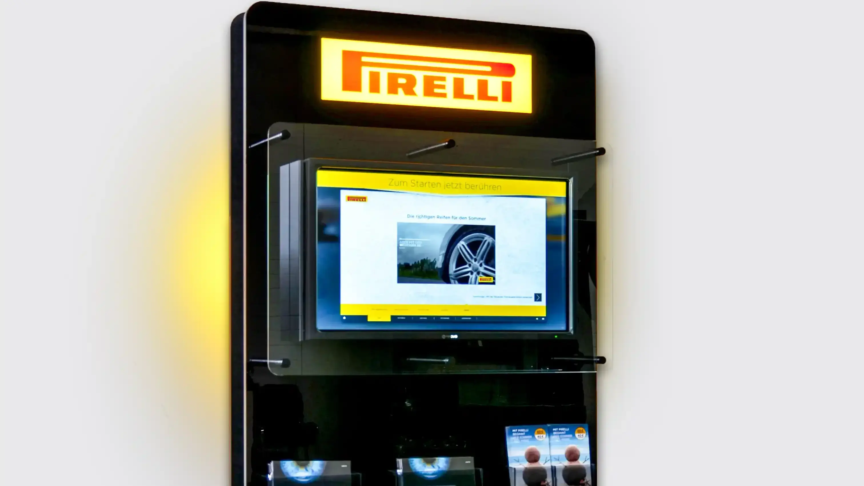 product display pirelli