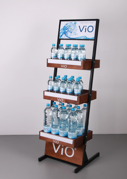 floor stand display drinks