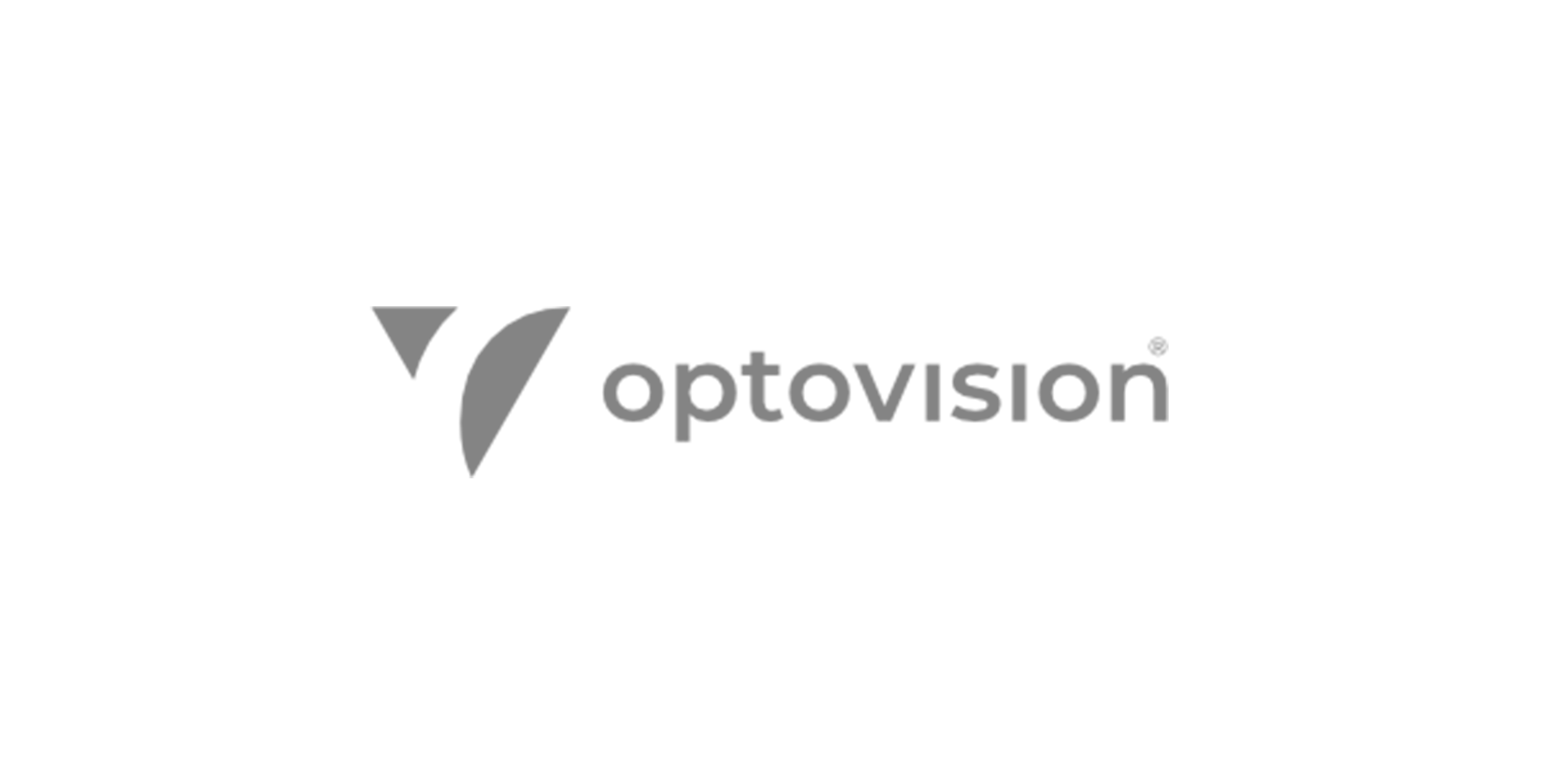 Grey optovision Logo against a white background