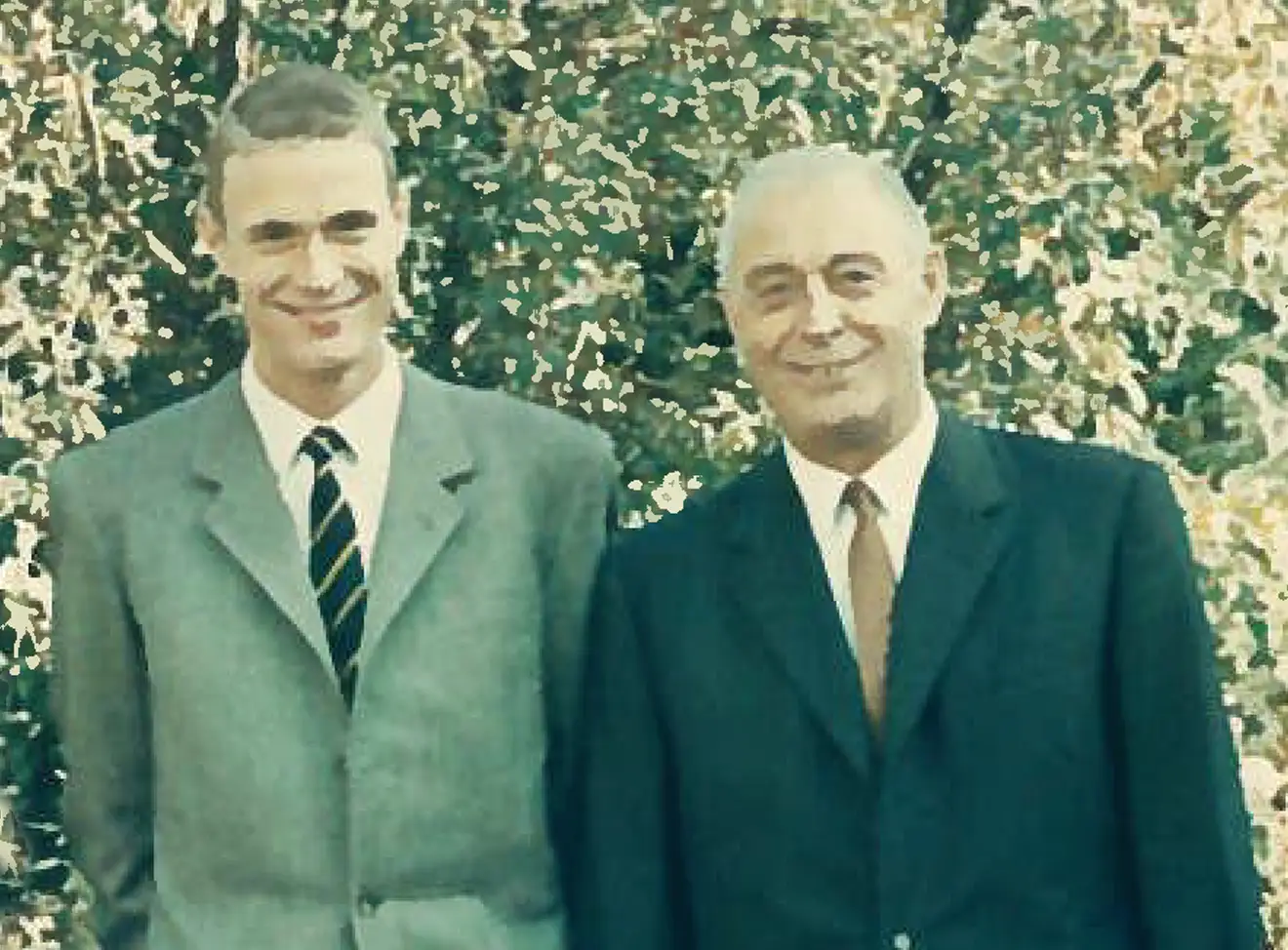 Generationenwechsel 1983 - Frank und Hermann Arnholdt
